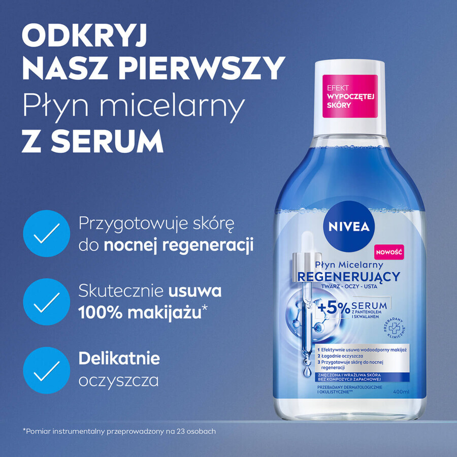 Nivea regenererende micellaire lotion met 5% serum, 400 ml