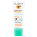 Set Kolastyna, protezione solare per neonati e bambini da 6 mesi, SPF 30, 75 ml + maschera doposole, 20 ml per 1 centesimo