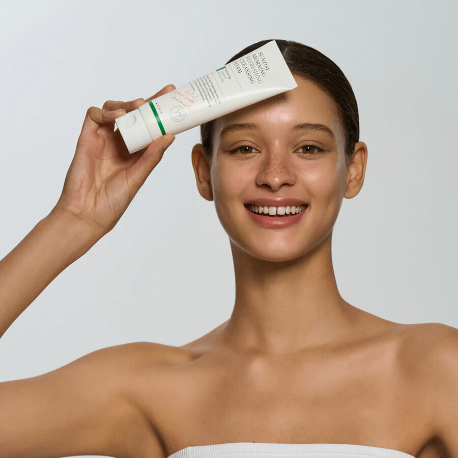 Axis-y refreshing morning cleansing foam, facial cleansing foam, 120 ml