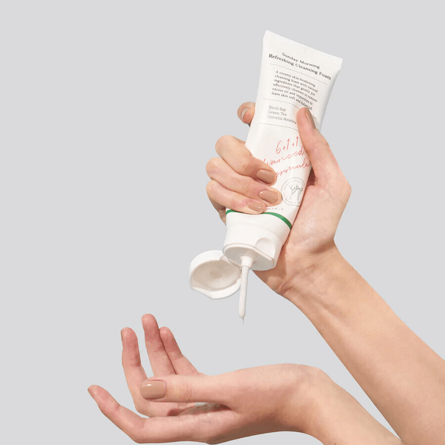 Axis-y refreshing morning cleansing foam, facial cleansing foam, 120 ml