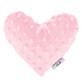Bocioland, hot water bottle with heart, mint, pink, 1 pc