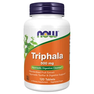 Now Foods Triphala, 120 comprimidos veganos