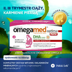 Omegamed Optima Forte DHA Alghe Set per donne nel secondo e terzo trimestre di gravidanza e madri che allattano, 2 x 60 capsule Omegamed Optima Forte DHA Alghe Set per donne nel secondo e terzo trimestre di gravidanza e madri che allattano, 2 x 60 capsule