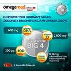 Omegamed Optima Optima Forte DHA Algae Set for women in the second and third trimester of pregnancy and nursing mothers, 2 x 60 capsules