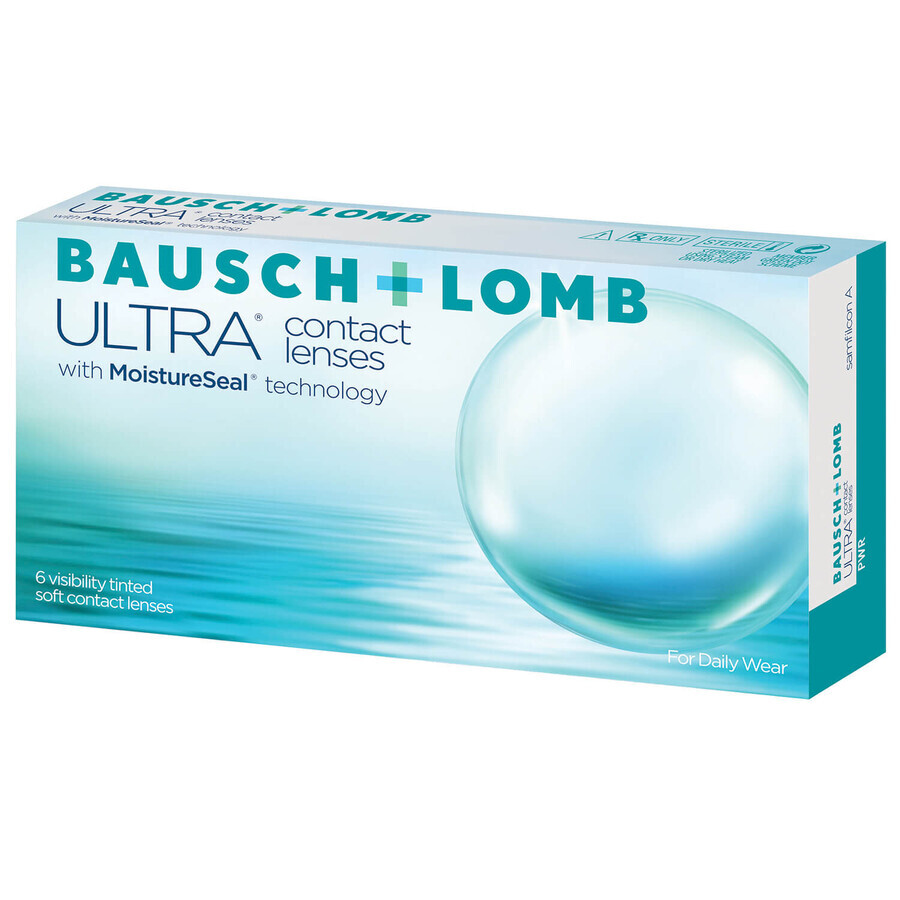 Ultra, lenti a contatto, 30 giorni, silicone idrogel, -4.25, BC 8.5, 6 pz.