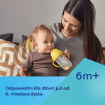 Set Canpol Babies, tazza antigoccia con tubo e peso, Bonjur Paris, rosa, da 6 mesi, 270 ml + tubo antigoccia in silicone con peso, grigio, 1 pezzo per 1 penny Set Canpol Babies, tazza antigoccia con tubo e peso, Bonjur Paris, rosa, da 6 mesi, 270 ml + tubo antigoccia in silicone con peso, grigio, 1 pezzo per 1 penny
