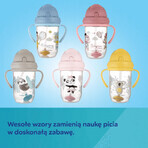 Set Canpol Babies, tazza antigoccia con tubo e peso, Bonjur Paris, rosa, da 6 mesi, 270 ml + tubo antigoccia in silicone con peso, grigio, 1 pezzo per 1 penny Set Canpol Babies, tazza antigoccia con tubo e peso, Bonjur Paris, rosa, da 6 mesi, 270 ml + tubo antigoccia in silicone con peso, grigio, 1 pezzo per 1 penny