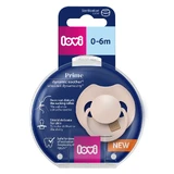 Lovi Prime, sucette, sucette, silicone, dynamique, Nude, 34/404, 0-6 mois, 1 pièce