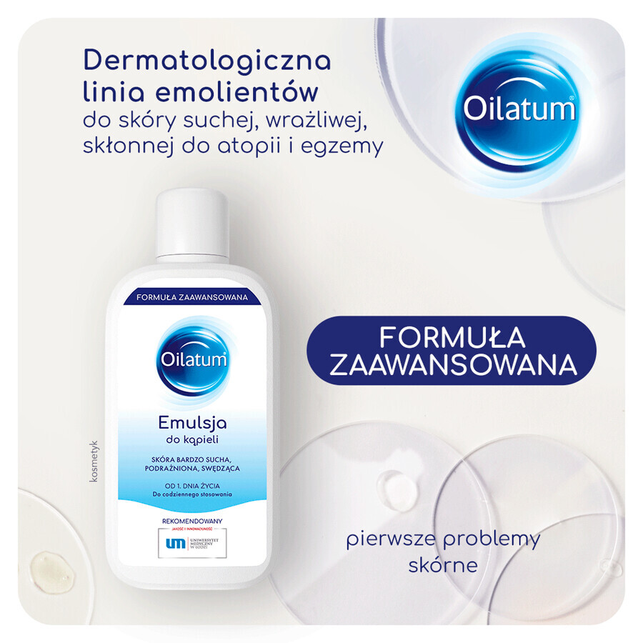 Oilatum Advanced Formula Bath Emulsion Set, from the first day of life, 2 x 400 ml