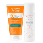 Avene Cleanance Sun, face cream for oily and blemish-prone skin, SPF 50+, 50 ml + thermal spring water, 50 ml free Avene Cleanance Sun, face cream for oily and blemish-prone skin, SPF 50+, 50 ml + thermal spring water, 50 ml free