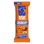 BeRAW! Chrunchy, barretta, arachidi e caramello, senza zuccheri aggiunti, 40 g BeRAW! Chrunchy, barretta, arachidi e caramello, senza zuccheri aggiunti, 40 g