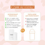 Your KAYA, deodorant voor oksels en buste, grapefruit en sinaasappelbloesem, 35 g Your KAYA, deodorant voor oksels en buste, grapefruit en sinaasappelbloesem, 35 g