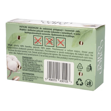 CottonCare, Wattestäbchen, 200 Stück