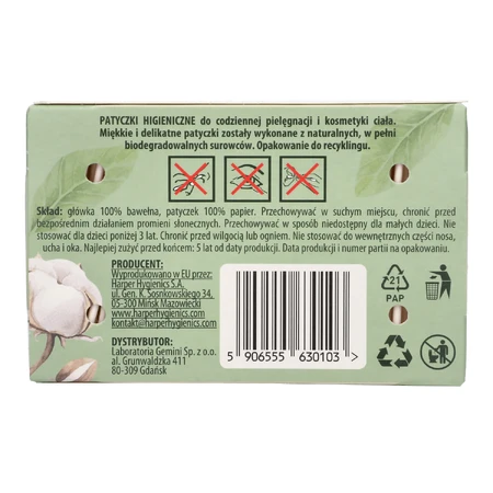 CottonCare, Wattestäbchen, 200 Stück