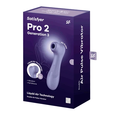 Satisfyer Pro 2 Generation 3, vibrierendes, berührungsloses Klitoris-Massagegerät, fliederfarben