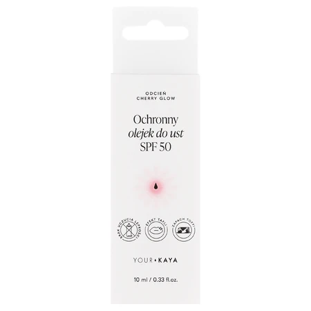 Your KAYA, beschermende lipolie, SPF 50, kersenvioletglans, 10 ml