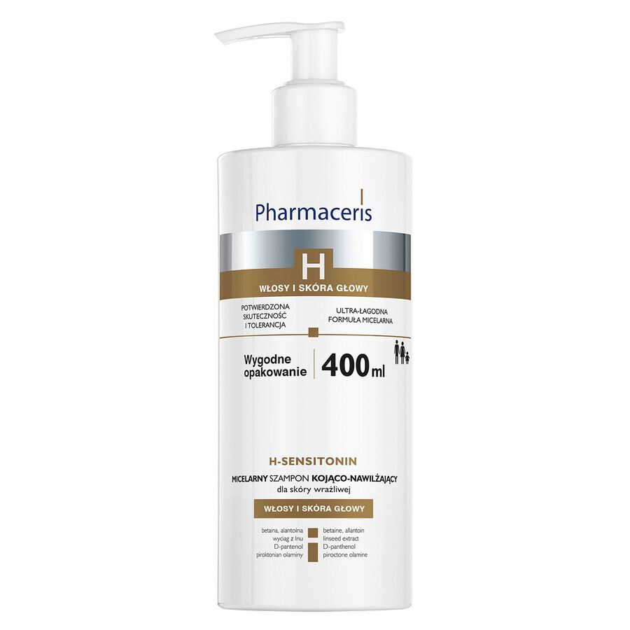 Pharmaceris H Sensitonin, soothing and moisturizing micellar shampoo, sensitive skin, 400 ml