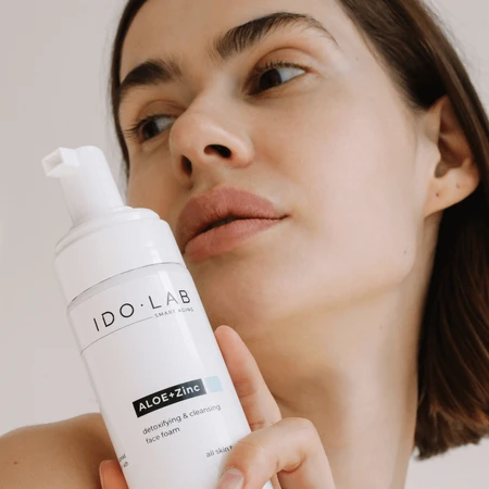 Ido Lab Aloe+Zn Espuma Limpiadora Desintoxicante 150 ml