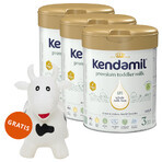 Kendamil Premium 3 HMO+ set, junior milk, after 12 months, 3 x 800 g + Skippy, jumper free of charge