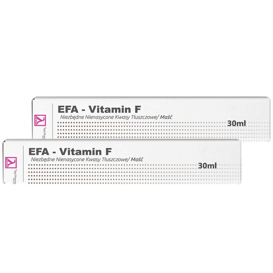 EFA Vitamin F set, Vitamin F ointment, 2 x 30 ml