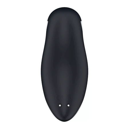 Satisfyer Orca, massage clitoridien sans contact, air, orque noir et blanc