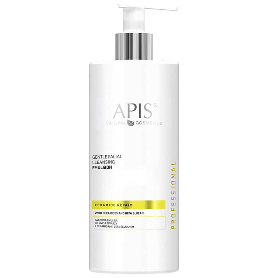 Apis Professional Ceramide Repair, Gentle facial cleansing emulsion with ceramides and beta-glucan, 500 ml