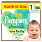 Pampers Harmonie, couches, taille 1, 2-5 kg, 180 pcs