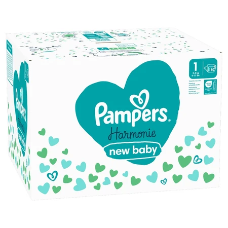 Pampers Harmonie, couches, taille 1, 2-5 kg, 180 pcs