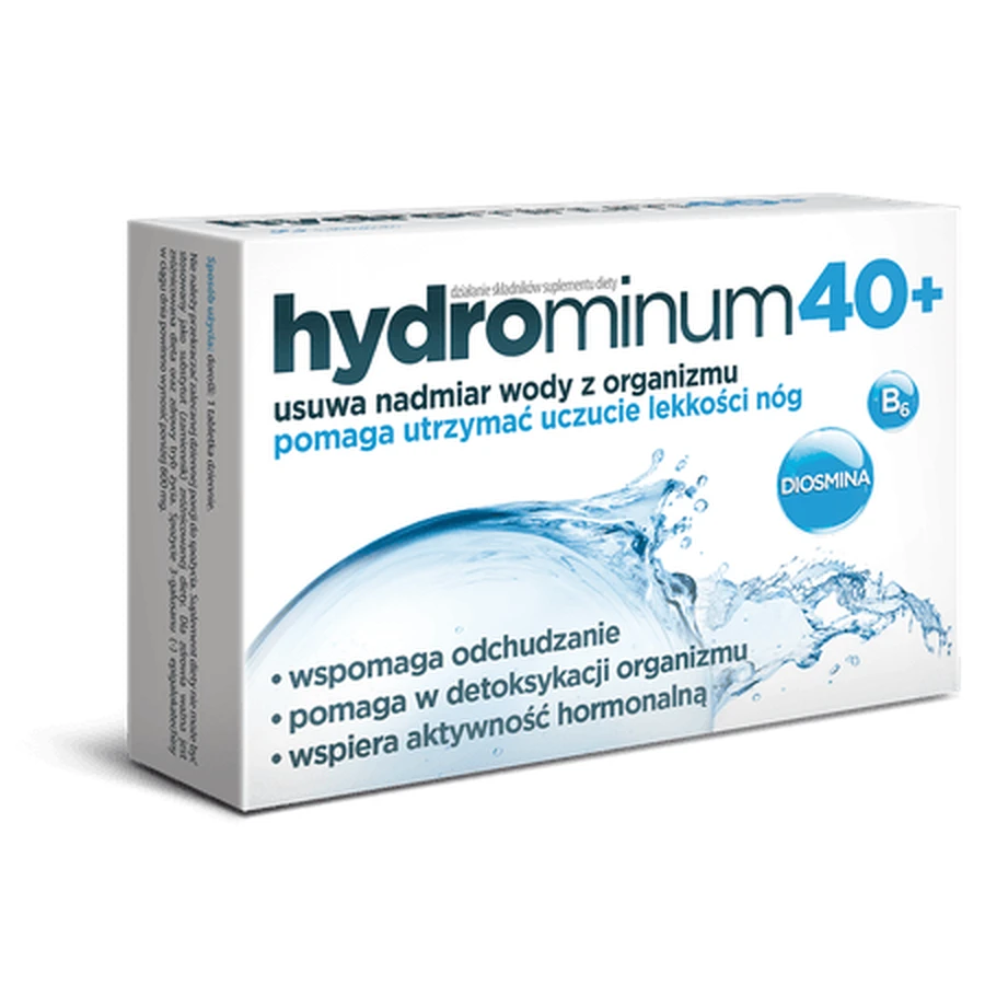 Hydrominum 40+, 30 tablets, Aflofarm