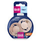 Lovi Prime, fopspeen, silicone, dynamisch, Nude/Blush, 34/407, vanaf 18 maanden, 2 stuks