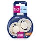 Lovi Prime, fopspeen, silicone, dynamisch, kokos/geel, 34/402, 6-18 maanden, 2 stuks
