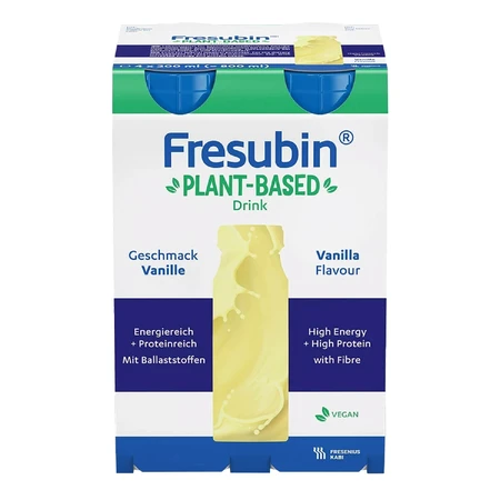 Fresubin Bebida vegetal, sabor vainilla, 4 x 200 ml