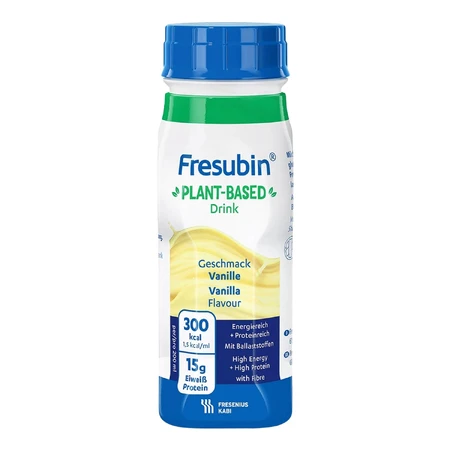 Fresubin Bebida vegetal, sabor vainilla, 4 x 200 ml