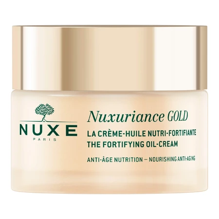 Nuxe Nuxuriance Gold set, crema facial con aceite, 50 ml + bálsamo de ojos, 15 ml