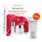 Set Dr. Irena Eris Clinic Way 1&#176;, active smoothing dermocream, day, SPF 15, 50 ml + eye dermocream, 15 ml + night dermocream, 25 ml free