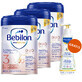 Set Bebilon Profutura Profutura DuoBiotik 3, nourishing milk-based formula, after 1 year, 3 x 800 g + Mustela Bebe Enfant, nourishing wash gel, 300 ml free of charge