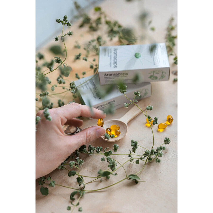 Hebda Aromacaps met oregano en citroenolie, 30 capsules