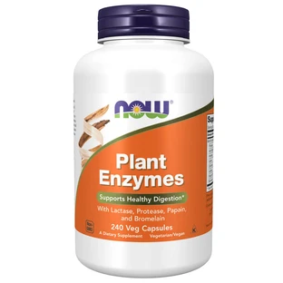 Now Foods Plant Enzyme, enzimas vegetales, 240 cápsulas