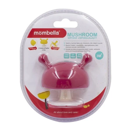 Mömbella Mushroom Beruhigungssauger rot, ab 3 Monate, 1 St.