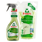 Set Frosch, detergent duș, struguri, spray, 500 ml + rezervă, 1000 ml Set Frosch, detergent duș, struguri, spray, 500 ml + rezervă, 1000 ml
