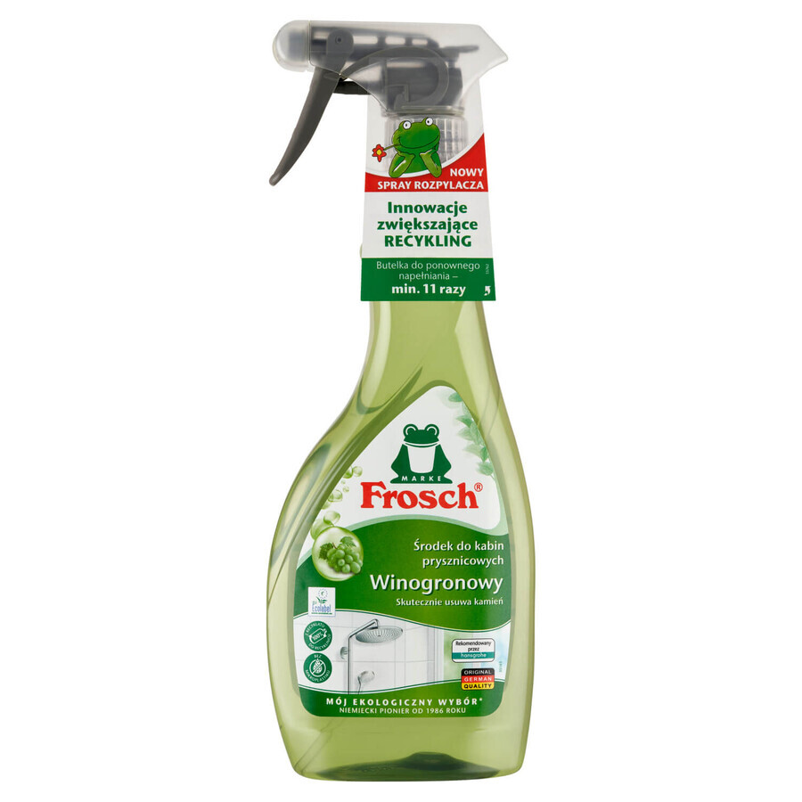 Set Frosch, detergent duș, struguri, spray, 500 ml + rezervă, 1000 ml
