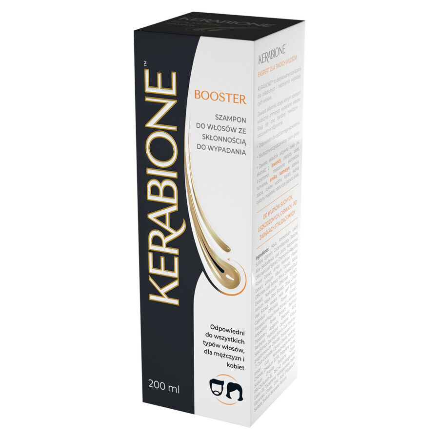 Kerabione Booster, champú para cabellos con tendencia a la caída, 200 ml Kerabione Booster, champú para cabellos con tendencia a la caída, 200 ml