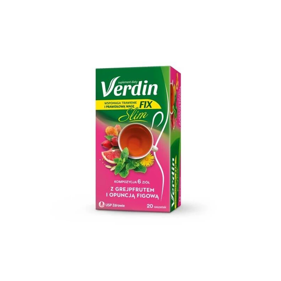 Verdin Fix Slim, 20 sachets, USP Zdrowie