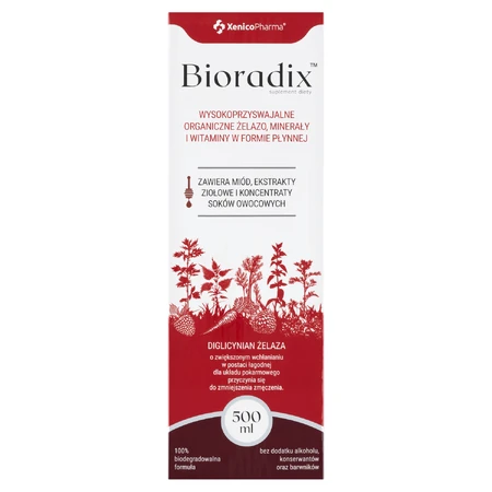 Bioradix, hierro líquido, 500 ml