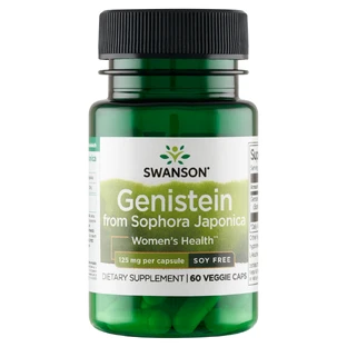 Swanson Genisteína de Sophora japonica 125 mg, 60 cápsulas vegetales