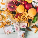 Set Crispy Natural Crunch Peach, cubetti di pesca essiccata, 4 x 12 g + un libro da colorare Blissful Nature in omaggio Set Crispy Natural Crunch Peach, cubetti di pesca essiccata, 4 x 12 g + un libro da colorare Blissful Nature in omaggio