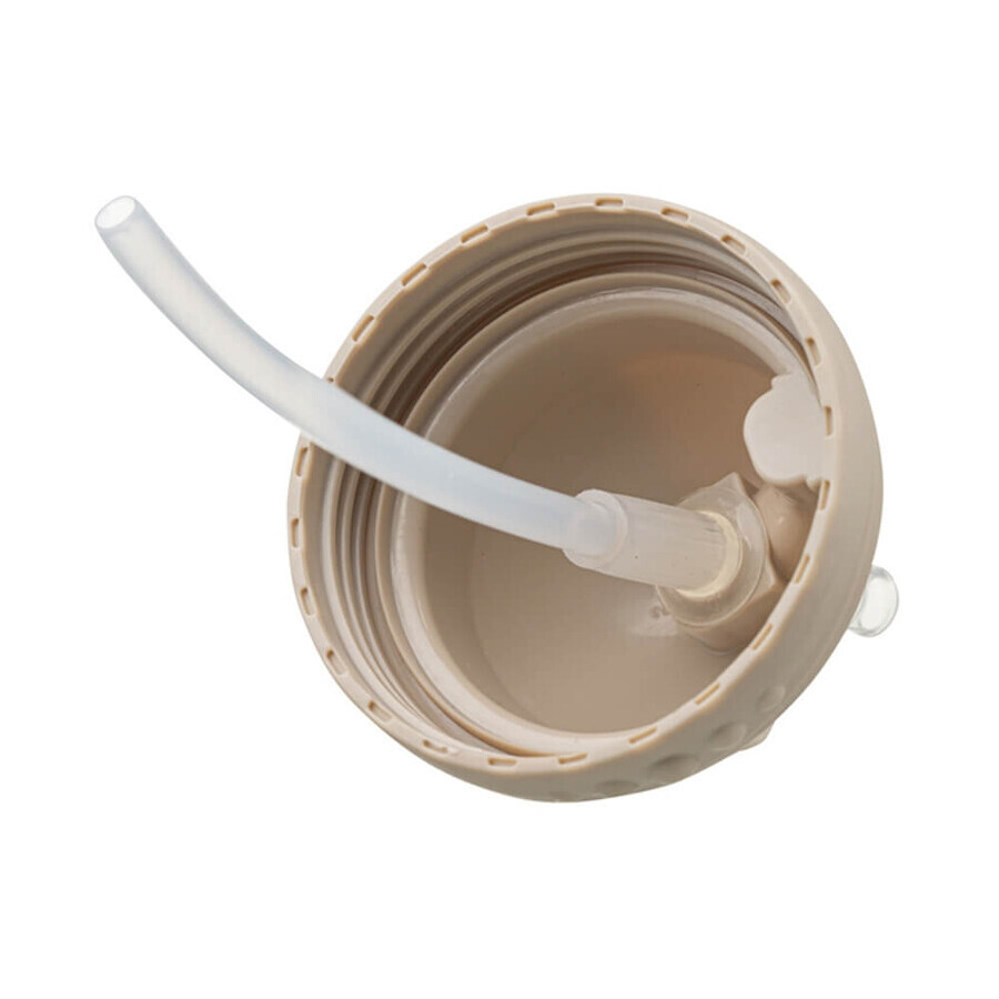 AKUKU, biberon con cannuccia retrattile, gufo, da 9 mesi, 300 ml