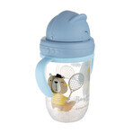 Canpol Babyset, niet-druppelende beker met slang en gewicht, Bonjur Paris, blauw, vanaf 6 maanden, 270 ml + siliconen niet-druppelende slang met gewicht, grijs, 1 stuk voor 1 cent Canpol Babyset, niet-druppelende beker met slang en gewicht, Bonjur Paris, blauw, vanaf 6 maanden, 270 ml + siliconen niet-druppelende slang met gewicht, grijs, 1 stuk voor 1 cent
