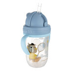 Canpol Babyset, niet-druppelende beker met slang en gewicht, Bonjur Paris, blauw, vanaf 6 maanden, 270 ml + siliconen niet-druppelende slang met gewicht, grijs, 1 stuk voor 1 cent Canpol Babyset, niet-druppelende beker met slang en gewicht, Bonjur Paris, blauw, vanaf 6 maanden, 270 ml + siliconen niet-druppelende slang met gewicht, grijs, 1 stuk voor 1 cent