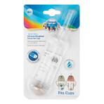 Canpol Babyset, niet-druppelende beker met slang en gewicht, Bonjur Paris, blauw, vanaf 6 maanden, 270 ml + siliconen niet-druppelende slang met gewicht, grijs, 1 stuk voor 1 cent Canpol Babyset, niet-druppelende beker met slang en gewicht, Bonjur Paris, blauw, vanaf 6 maanden, 270 ml + siliconen niet-druppelende slang met gewicht, grijs, 1 stuk voor 1 cent